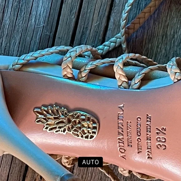 AQUAZZURA Suede Tassel Heels - Picture 4 of 4